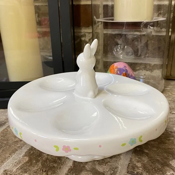 Easter Egg Stand With Bunny Topper - Picture 2 of 5